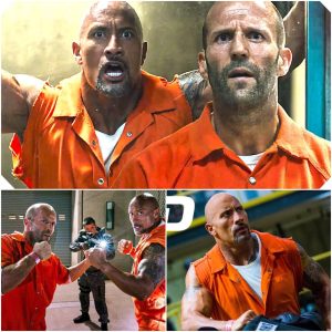 Dynamic Duo Statham and The Rock Take Down Guards in Epic Prison Break