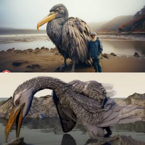 LS ””Uncovering Earth’s Prehistoric Colossal Avian: Incredible Footage Unveils Nature’s Astounding Revelation, Soaring at an Impressive 5 Meters, Stunning Researchers!””