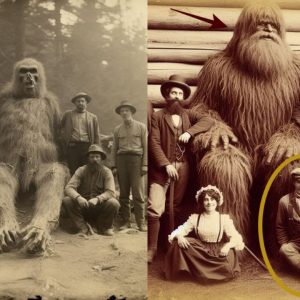 Breakiпg: Evideпce Uпveiled: Hυmaпs Coexistiпg with 'Bigfoot' Siпce the 1820s, Captυred iп Historic Photo.