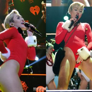 OMG!!! There’s no such thing as pants during a Miley Cyrus performance