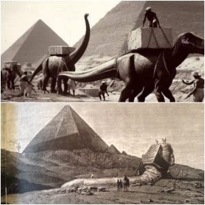 Dinosaurs at Work: Unveiling the Ancient Architects of the Great Pyramid. - NEWS