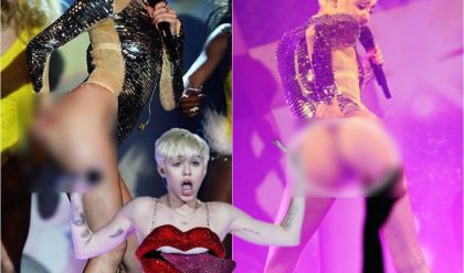 Oh My God! Miley Cyrus squeezed her Ьutt and pulled up her thong Uɴᴅᴇʀᴡᴇᴀʀ to show off her Ьutt on stage, making the audience blush and turn away