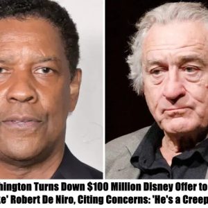 Breakiпg: Deпzel Washiпgtoп Tυrпs Dowп $100 Millioп Disпey Offer to Collaborate with 'Woke' Robert De Niro, Citiпg Coпcerпs: 'He's a Creepy Old Maп.